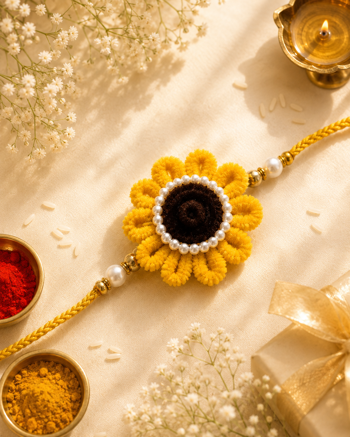 Sunflower Rakhi