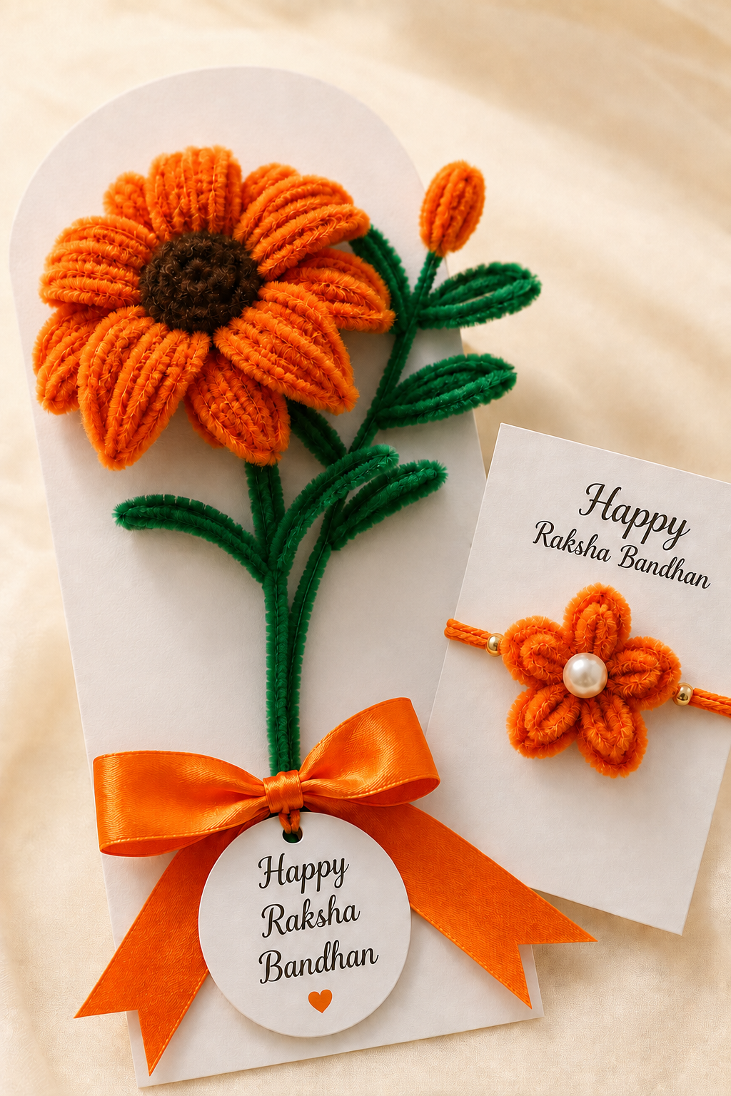 Sunflower Rakhi Gift Set