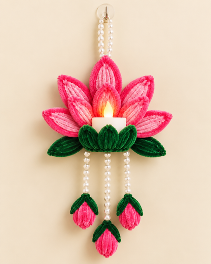 Lotus Diya Wall Hanging